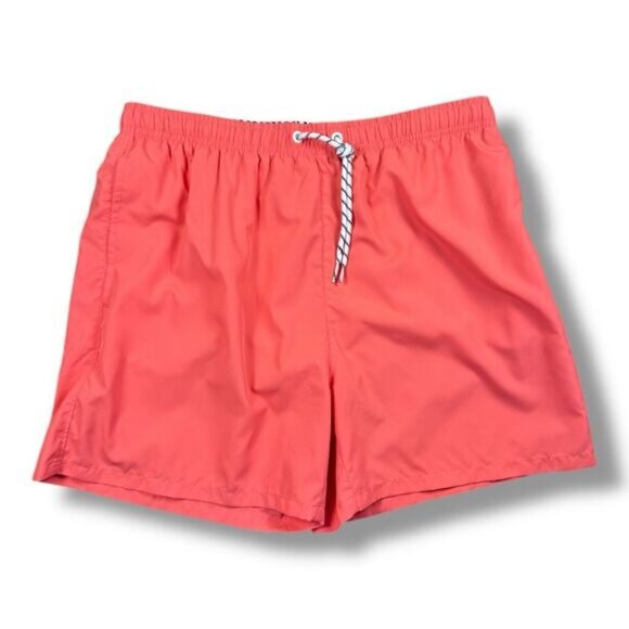 SHEIN NWOT Flamingo Pink Men’s Swim Trunks Sz M - Picture 2 of 12